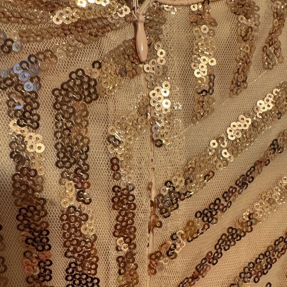 Urban Modesty Long Sleeves Beige Color Maxi Dress Maxi Party Dress - Picture 8 of 8